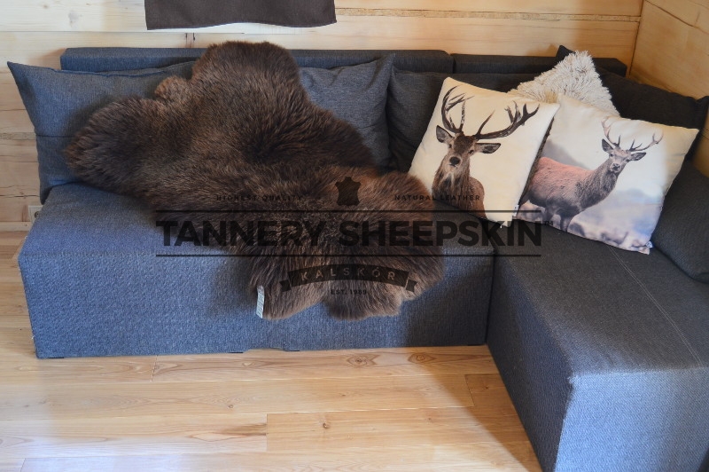 Skóra owcza brązowa Skóry Owcze Brązowe Producent owczych skór dekoracyjnych | Tannery Sheepskin | KalSkór 5
