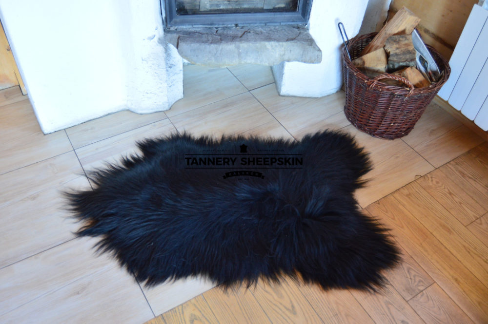 Skóra owcza, Island Czarny Skóry owcze Producent owczych skór dekoracyjnych | Tannery Sheepskin | KalSkór 3