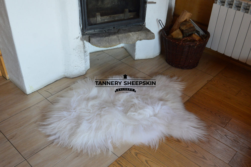 Skóra owcza, island biały Skóry Owcze Island Biały Producent owczych skór dekoracyjnych | Tannery Sheepskin | KalSkór 2