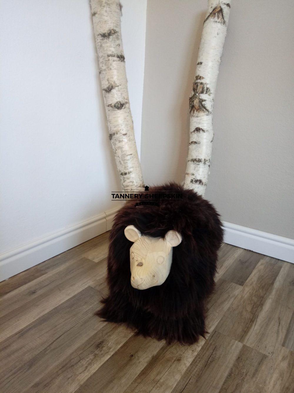 “Little Bear” covered with sheepskin Decorations Producent owczych skór dekoracyjnych | Tannery Sheepskin | KalSkór 5