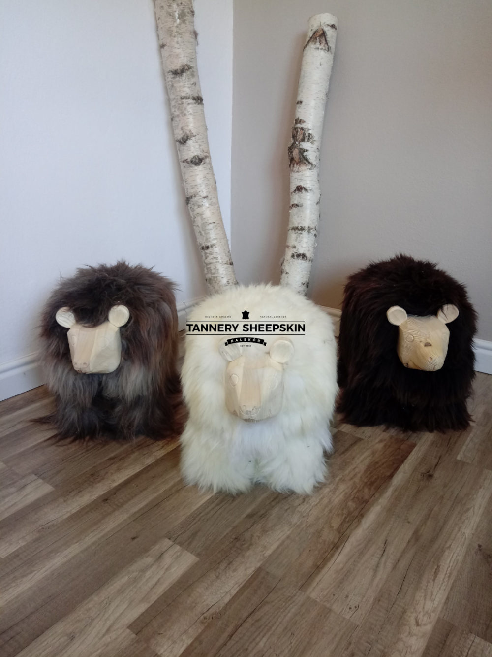 “Little Bear” covered with sheepskin Decorations Producent owczych skór dekoracyjnych | Tannery Sheepskin | KalSkór 8