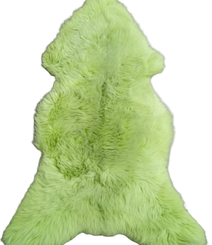 Skóra Owcza Farbowana Zielone Jabłko Skóry owcze w kolorach farbowanych Producent owczych skór dekoracyjnych | Tannery Sheepskin | KalSkór