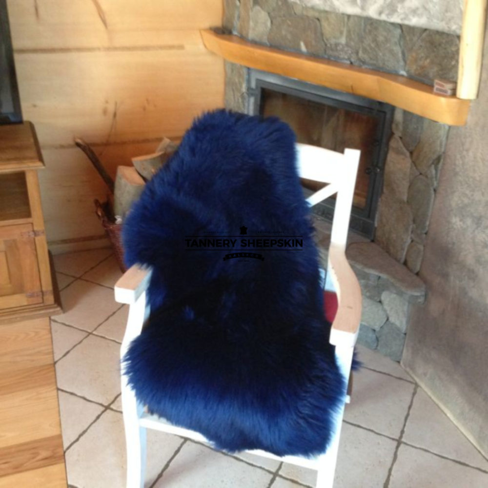 Blue Dyed Sheepskins dyed sheepskins Producent owczych skór dekoracyjnych | Tannery Sheepskin | KalSkór 5