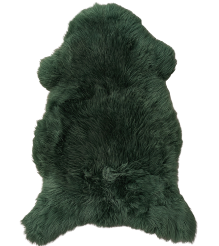 Sheepskin Dyed Dark Green dyed sheepskins Producent owczych skór dekoracyjnych | Tannery Sheepskin | KalSkór