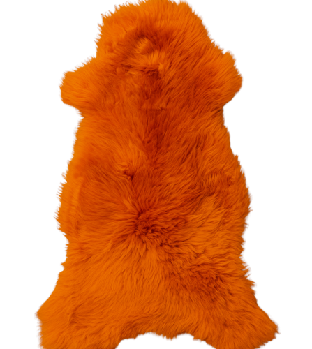Skóra Owcza Farbowana Pomarańczowa Skóry owcze w kolorach farbowanych Producent owczych skór dekoracyjnych | Tannery Sheepskin | KalSkór