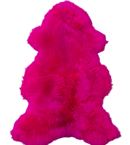 Dyed Sheepskins Fuchsia Dark Pink dyed sheepskins Producent owczych skór dekoracyjnych | Tannery Sheepskin | KalSkór