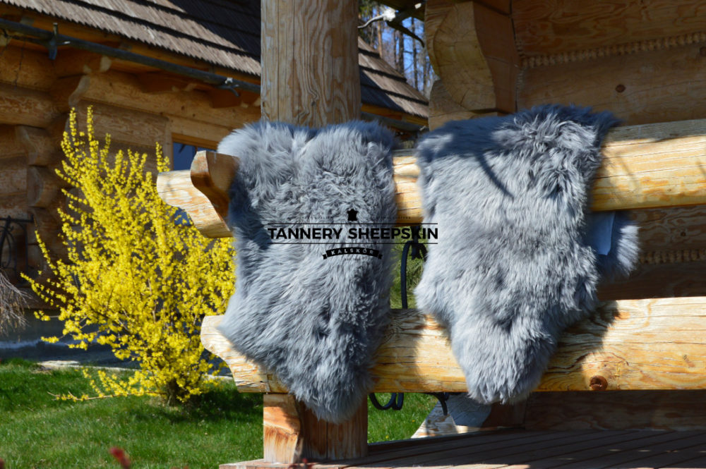 Dyed Gray Sheepskins dyed sheepskins Producent owczych skór dekoracyjnych | Tannery Sheepskin | KalSkór 5