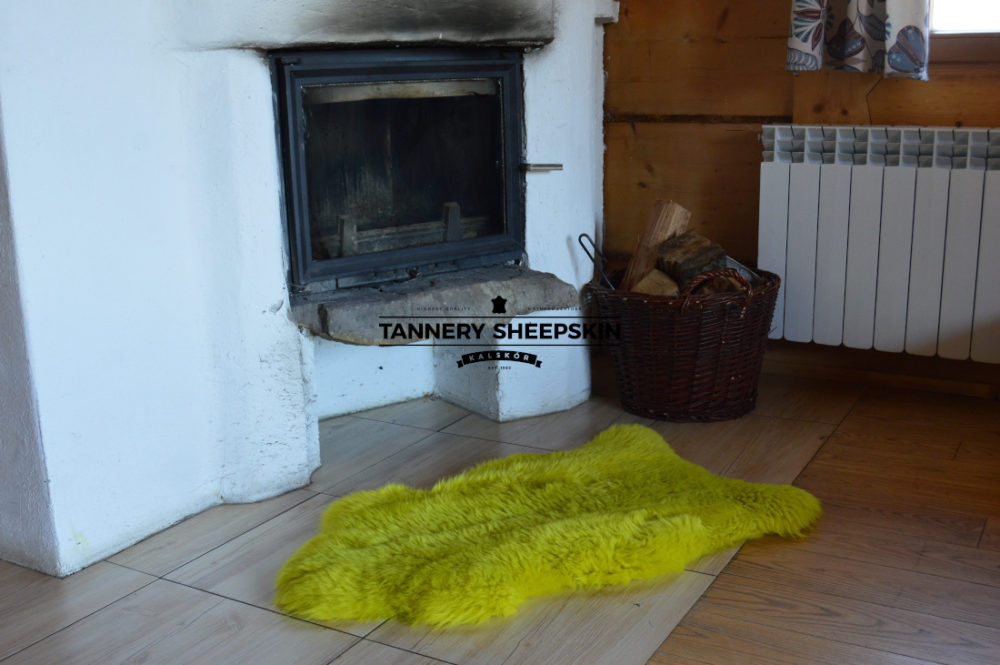 Yellow Dyed Sheepskins dyed sheepskins Producent owczych skór dekoracyjnych | Tannery Sheepskin | KalSkór 2