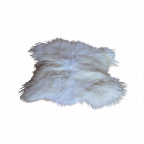 Dwie Skóry Owcze Zszywane Island Białe Skóry Owcze Zszywane Producent owczych skór dekoracyjnych | Tannery Sheepskin | KalSkór