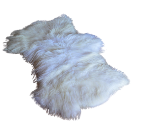 Trois peaux cousues Island White Peaux de mouton cousues Producent owczych skór dekoracyjnych | Tannery Sheepskin | KalSkór