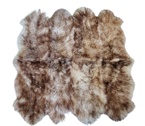 Eight stitched sheepskins, brown – mouflon Stitched sheepskins Producent owczych skór dekoracyjnych | Tannery Sheepskin | KalSkór