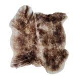 Two stitched sheepskins, brown – mouflon