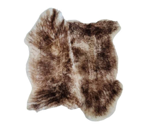 Two stitched sheepskins, brown – mouflon Stitched sheepskins Producent owczych skór dekoracyjnych | Tannery Sheepskin | KalSkór