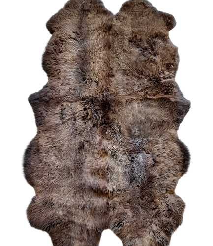 Four stitched sheepskins Brown Stitched sheepskins Producent owczych skór dekoracyjnych | Tannery Sheepskin | KalSkór
