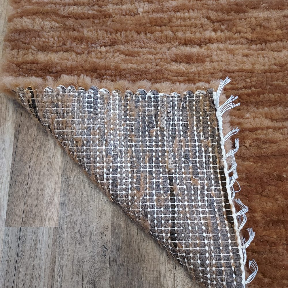 Handmade Woven Sheepskin light brown Carpets and bedspreads Producent owczych skór dekoracyjnych | Tannery Sheepskin | KalSkór 3