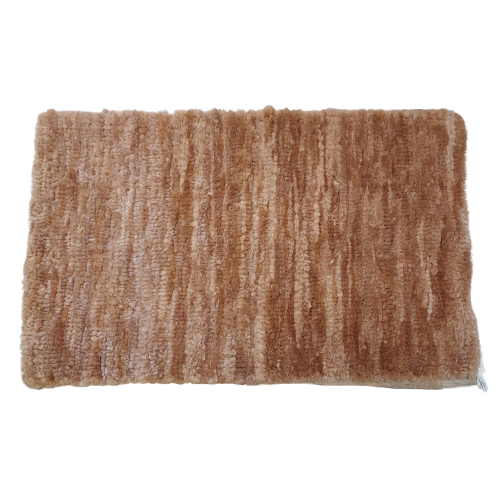 Handmade Woven Sheepskin light brown