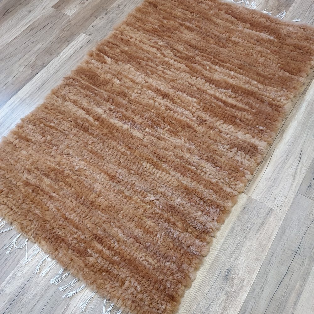 Handmade Woven Sheepskin light brown Carpets and bedspreads Producent owczych skór dekoracyjnych | Tannery Sheepskin | KalSkór 6