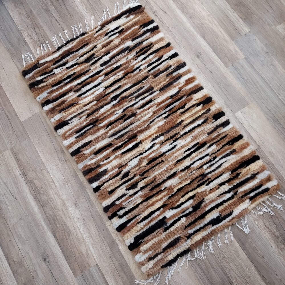 Handmade Woven Sheepskin mix color Carpets and bedspreads Producent owczych skór dekoracyjnych | Tannery Sheepskin | KalSkór 5