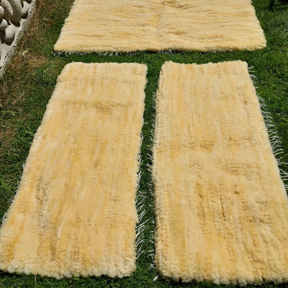 Sheepskin woven bedspread set Relugan Carpets and bedspreads Producent owczych skór dekoracyjnych | Tannery Sheepskin | KalSkór 4