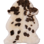 Sheepskin in natural colour patch