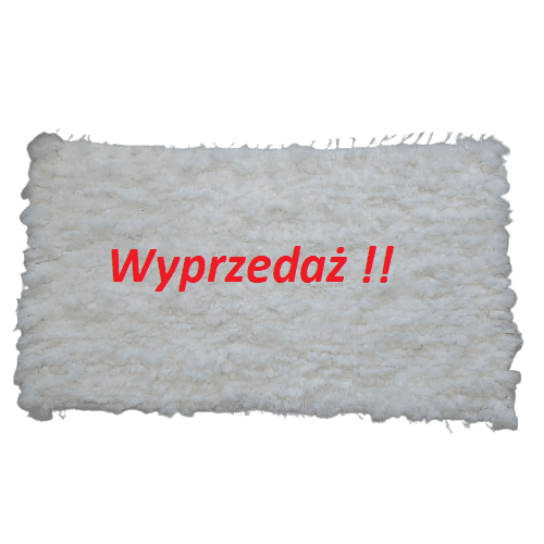 Handmade Woven Sheepskin White 100×60 cm SALE !! SALE !! Producent owczych skór dekoracyjnych | Tannery Sheepskin | KalSkór