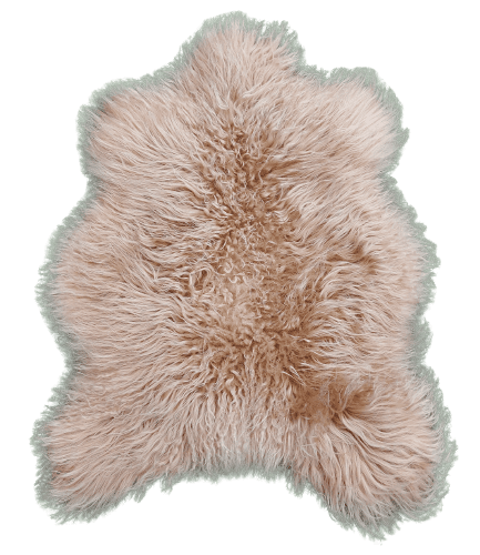 Sheepskins “Island” Cappuccino Curly Hair island dyed Producent owczych skór dekoracyjnych | Tannery Sheepskin | KalSkór