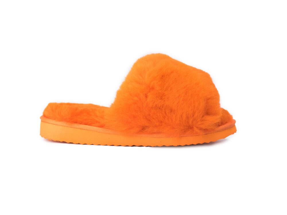Slippers Emu Orange Accessories Producent owczych skór dekoracyjnych | Tannery Sheepskin | KalSkór
