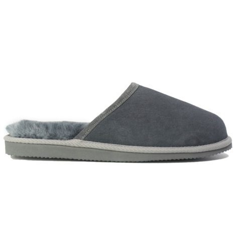 Men’s slippers Caldor Grey Accessories Producent owczych skór dekoracyjnych | Tannery Sheepskin | KalSkór