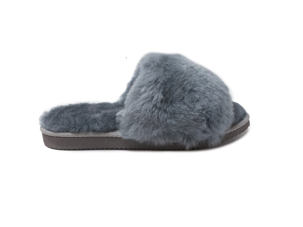 Slippers Emu Grey Accessories Producent owczych skór dekoracyjnych | Tannery Sheepskin | KalSkór