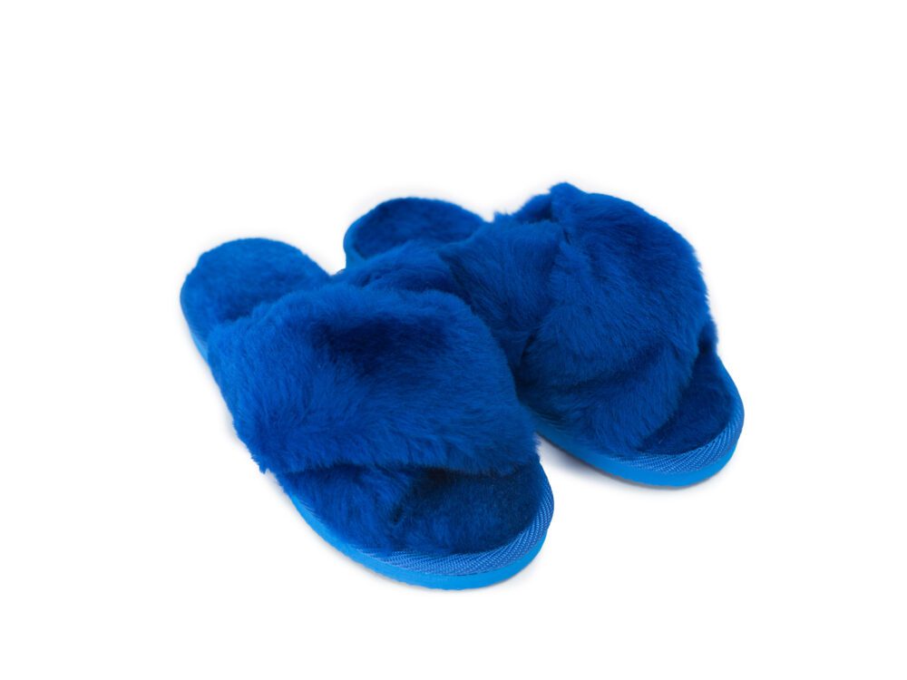 Slippers Emu Kangaroo Blue Accessories Producent owczych skór dekoracyjnych | Tannery Sheepskin | KalSkór 2