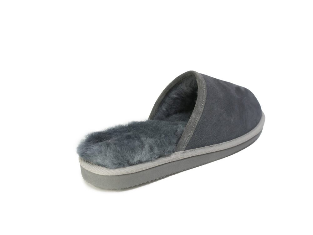 Men’s slippers Caldor Grey Accessories Producent owczych skór dekoracyjnych | Tannery Sheepskin | KalSkór 4