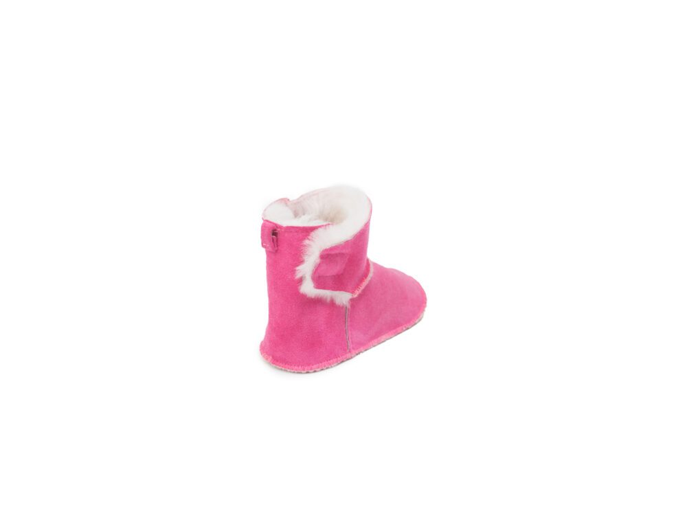 Kapcie Dziecięce Toddler Pink Dla Dzieci Producent owczych skór dekoracyjnych | Tannery Sheepskin | KalSkór 4
