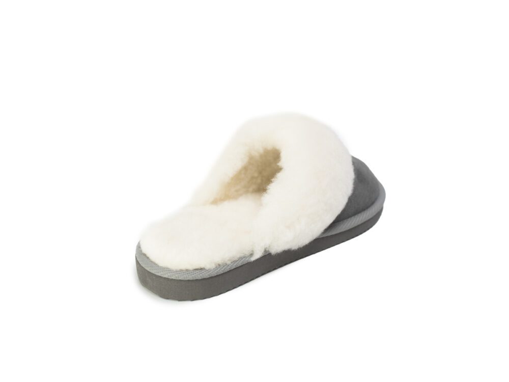 Women’s Slippers Lana Grey Accessories Producent owczych skór dekoracyjnych | Tannery Sheepskin | KalSkór 4