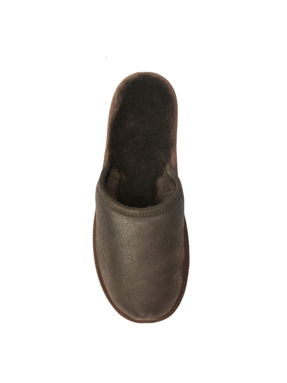 Men’s slippers Caldor Brown Accessories Producent owczych skór dekoracyjnych | Tannery Sheepskin | KalSkór 5