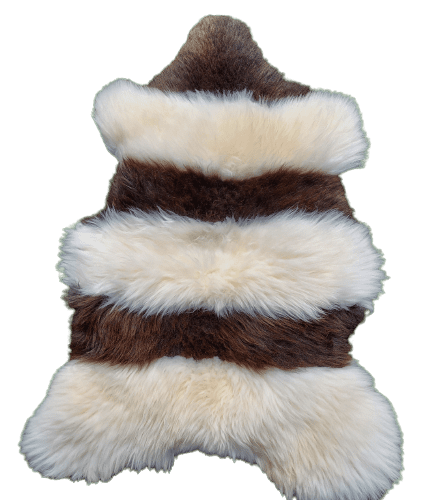 Sheepskin Natural Zebra Stitched sheepskins Producent owczych skór dekoracyjnych | Tannery Sheepskin | KalSkór