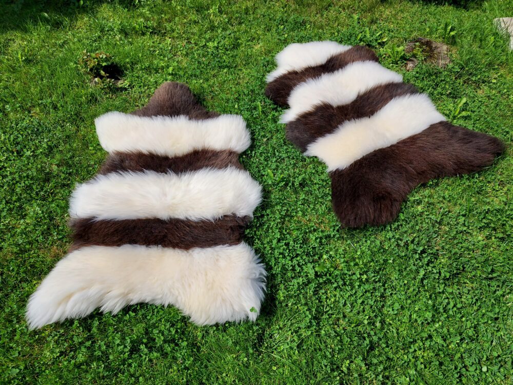 Sheepskin Natural Zebra Stitched sheepskins Producent owczych skór dekoracyjnych | Tannery Sheepskin | KalSkór 6