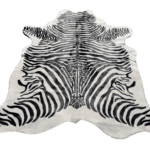 Zebra Leather Natural Zebra Leather Cattle Leather Zebra Pattern