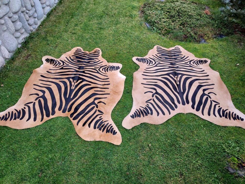 Decorative Cattle Leather Pattern Tigris Stripes Decorative skins Producent owczych skór dekoracyjnych | Tannery Sheepskin | KalSkór 3