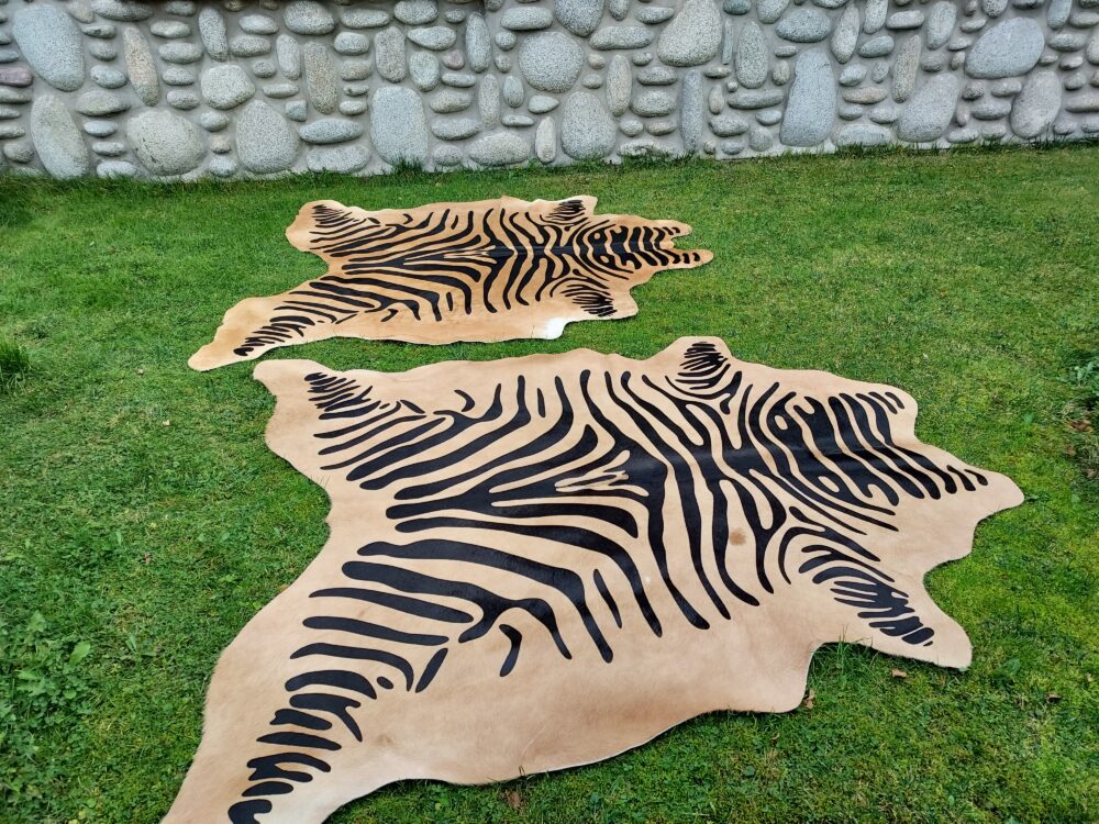 Decorative Cattle Leather Pattern Tigris Stripes Decorative skins Producent owczych skór dekoracyjnych | Tannery Sheepskin | KalSkór 4