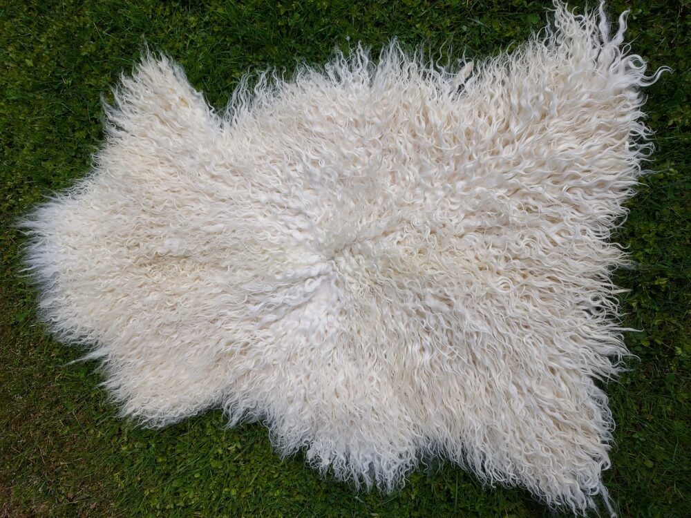 Swedish Sheepskin White Natural Decorative skins Producent owczych skór dekoracyjnych | Tannery Sheepskin | KalSkór 6