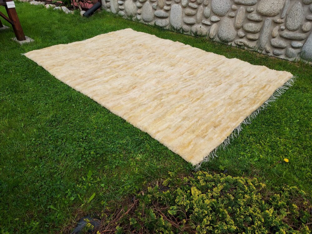 Woven Sheepskin Rug 300×200 Bedspread Carpets and bedspreads Producent owczych skór dekoracyjnych | Tannery Sheepskin | KalSkór 4