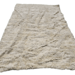 Woven Sheepskin Rug 300x200 White Bedspread